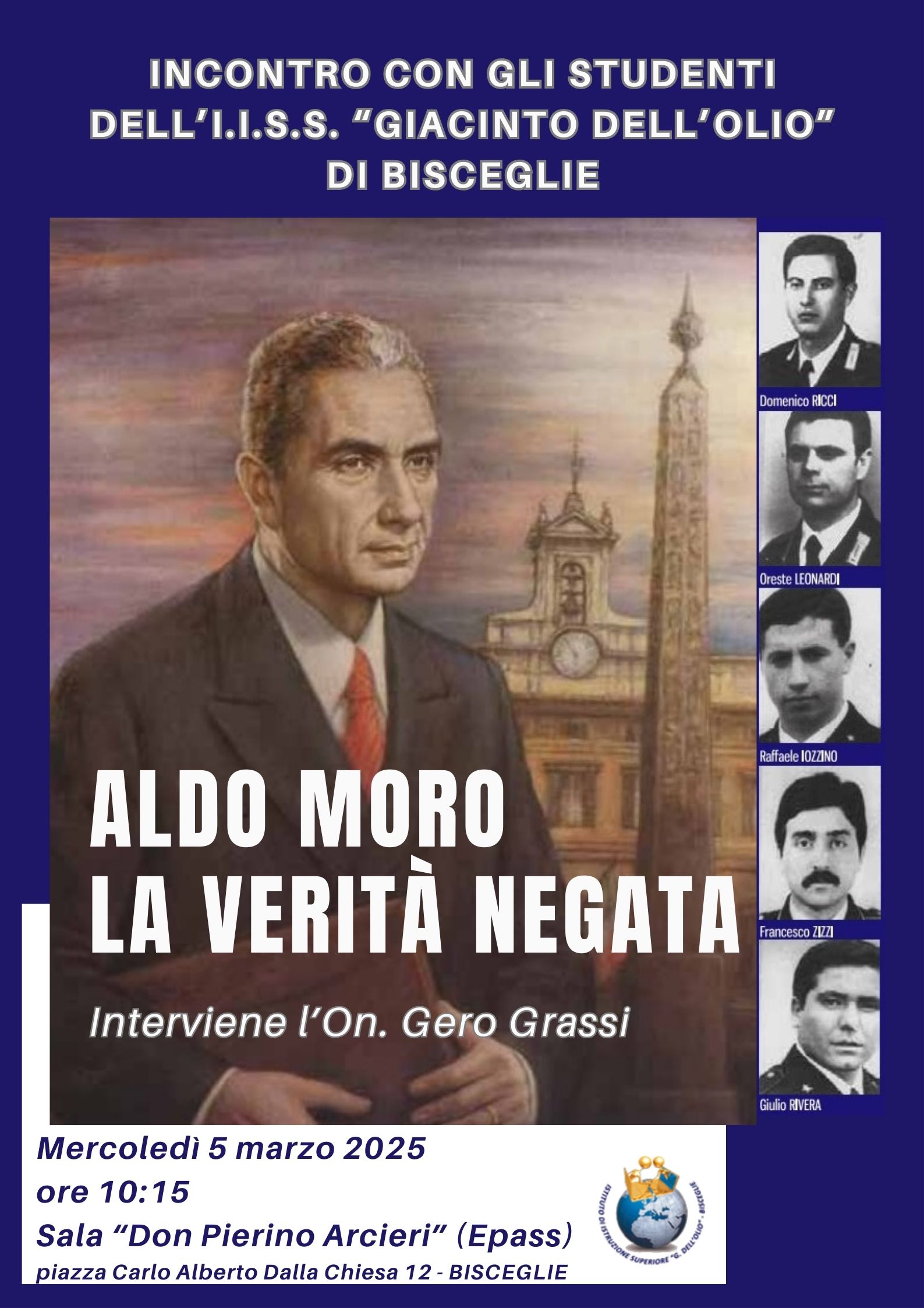 “Aldo Moro: la verità negata” – mercoledì 5 marzo 2025.